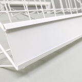 4Tier 18X16X14 Wire Display Rack Literature Greeting Card Magazine Book Tabletop 119361-WHITE