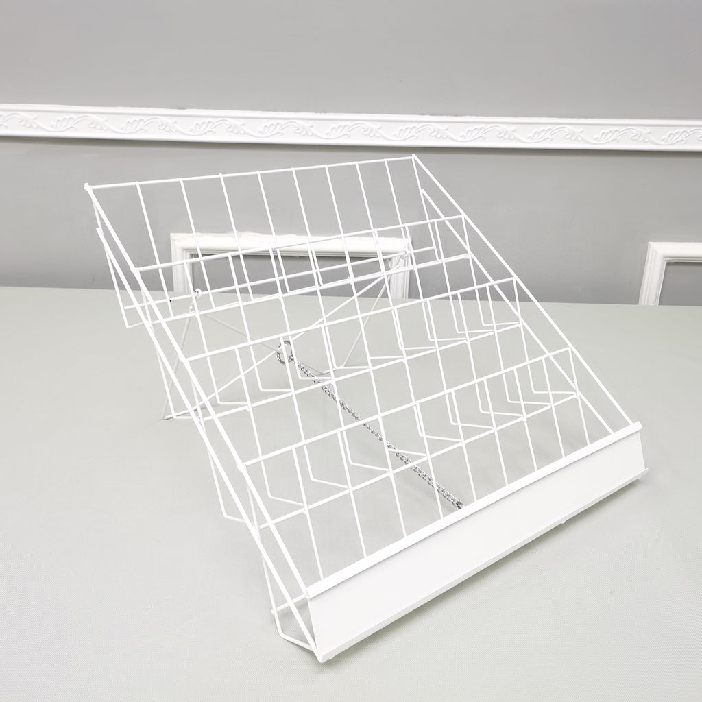 4Tier 18X16X14 Wire Display Rack Literature Greeting Card Magazine Boo ...
