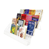 4Tier 18X16X14 Wire Display Rack Literature Greeting Card Magazine Book Tabletop 119361-WHITE