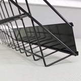 4-Tier 18X16X14" Wire Display Rack Literature Brochure CD Book Greeting Card 119361