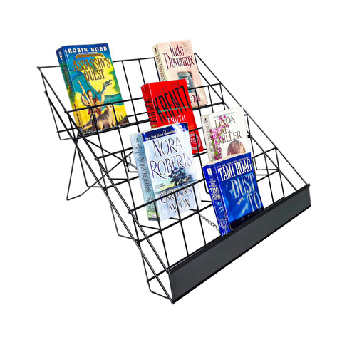 18 Wire Display Rack Literature Brochure Magazine Book Tabletop Greeting Card