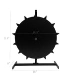 18 Write on Prize Wheel 14 Slots Countertop Luckydraw Spinner   Black 119553