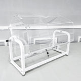 30x18x20" large Clear Acrylic Raffle Drum Metal Stand, Lucky Draw Ticket Box 119569
