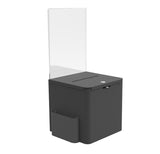 8.5x11 Acrylic Donation Box Locking Metal Ballot Box Collection Suggestion Box