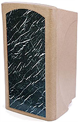 Outdoor Podium for Floor, Plastic   Beige with Marble Panel 119650