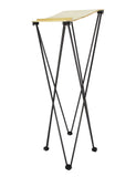 FixtureDisplasys Collapsible Portable Podium Metal Leg Wood Top 119679