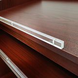 25X20X46" Multimedia Podium Wheels & Side Shelf Conference Church Pulpit Lectern 119694