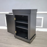 28X20X44" Mobile Multi-media Work Station Slide-Out Shelf Storage Cabinet 119699
