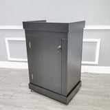 28X20X44" Mobile Multi-media Work Station Slide-Out Shelf Storage Cabinet 119699
