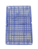 Pet Folding Dog Cat Crate Cage Kennel w/ Tray Carrier 11970 2 BLUE