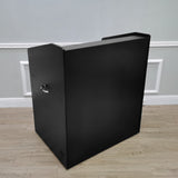 Black Pet Folding Dog Cat Crate Cage Kennel w/ Tray Carrier 11970 2