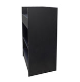 FixtureDisplays Black Cash Wrap Cash Register Stand w/ Adjustable Storage Shelf