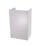 24 White Cash Wrap w/ Pull Out Drawer & Storage Shelf 119724