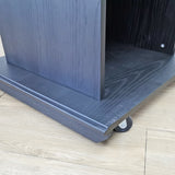 23x22x48" Black Wood Deluxe Podium Embassy Church Puplit Lectern Hostess Desk 119726