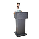 23x22x48" Black Wood Deluxe Podium Embassy Church Puplit Lectern Hostess Desk 119726