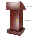 Church Podium Wheel Pulpit Convertible Pulpit Floor Lectern Reception Desk Table