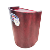 32X24X48" Large Podium Pulpit Mahogany Mobile Lectern Shelf Church Conference 119733