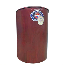 32X24X48" Large Podium Pulpit Mahogany Mobile Lectern Shelf Church Conference 119733