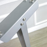 Acrylic Podium for Floor, Aluminum Pole & Base   Clear & Silver 119741