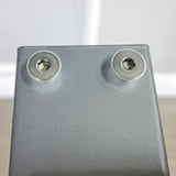 Acrylic Podium for Floor, Aluminum Pole & Base   Clear & Silver 119741