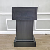 27X20X48" Deluxe Podium Pulpit Lectern Embassy Church Hostess Reception Wood 119742