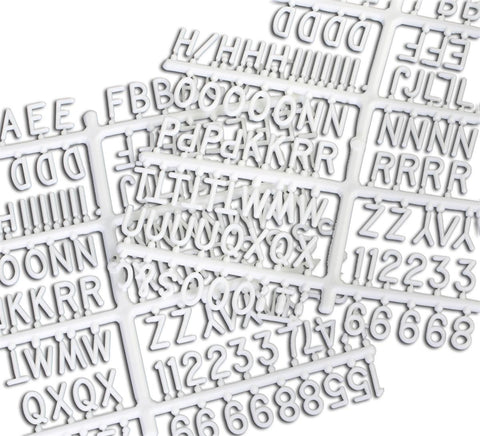 3 Letter Set   White 119818