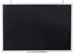 35 x 24 Write on Board with Chalk & Eraser   White Frame 119846