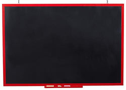 35 x 24 Write on Board with Chalk & Eraser   Red Frame 119847