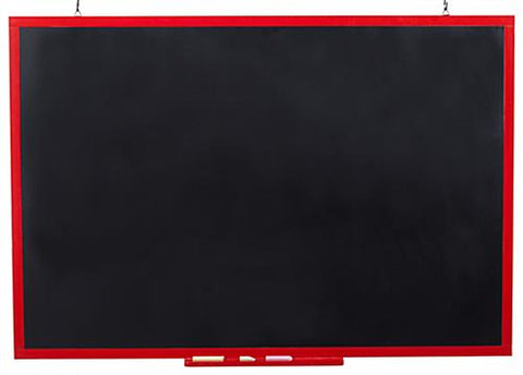 35 x 24 Write on Board with Chalk & Eraser   Red Frame 119847
