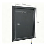 22x28 LED Message Board Wet Erase Sign 13 Light Modes Wall Mounted Display 119870