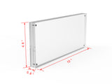 4.8x10 Panoramic Picture Frame Magnetic Signholder Mareting Signage Clear Frame