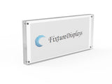 4.8x10 Panoramic Picture Frame Magnetic Signholder Mareting Signage Clear Frame