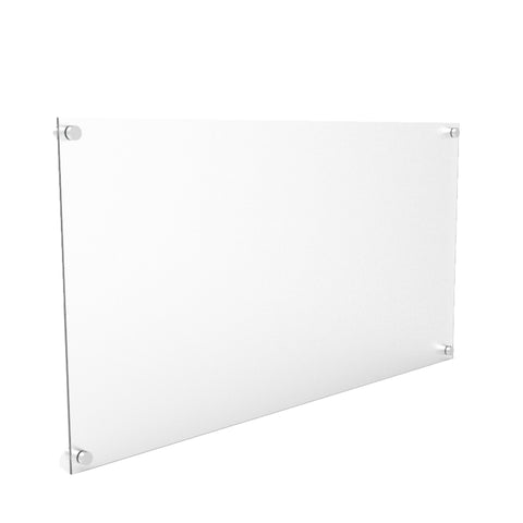 12 X 24 X 1.5"  Acrylic Sign Plate Corporate Identity, Fit Up to 10X22" Graphic 119887-12X24