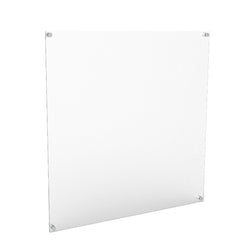 24 X 24 X 1.5"  Acrylic Sign Plate Corporate Identity, Fit Up to 22X22" Graphic 119887-24X24
