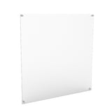 24 X 24 X 1.5"  Acrylic Sign Plate Corporate Identity, Fit Up to 22X22" Graphic 119887-24X24