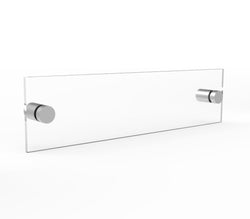 Office Name Sign Holder Hotel Room Sign Blank Door Sign Plaque Wall Mount Clear