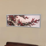 40 Wide x 13.5 Tall Panoramic Picture Frame, Snap Open Front Load, Wall-Mounting, 1-inch Profile-Silver, Painting Pictured is Included 119932