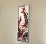 40 Wide x 13.5 Tall Panoramic Picture Frame, Snap Open Front Load, Wall-Mounting, 1-inch Profile-Silver, Painting Pictured is Included 119932