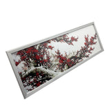 40 Wide x 13.5 Tall Panoramic Picture Frame, Snap Open Front Load, Wall-Mounting, 1-inch Profile-Silver, Painting Pictured is Included 119932