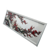40 Wide x 13.5 Tall Panoramic Picture Frame, Snap Open Front Load, Wall-Mounting, 1-inch Profile-Silver, Painting Pictured is Included 119932