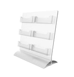 6 Pocket Clear Acrylic Business Card Holder Gift Card Holder 119937