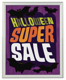 Acrylic Podium for Floor, Aluminum Pole & Base, 6 Brochure Pockets   Black119738