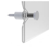 24 x 36 Acrylic Sign Holder for Wall, Standoff Hardware & Magnets   Clear 119947