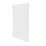 24 x 36 Acrylic Sign Holder for Wall, Standoff Hardware & Magnets   Clear 119947