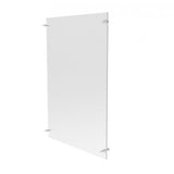 24 x 36 Acrylic Sign Holder for Wall, Standoff Hardware & Magnets   Clear 119947