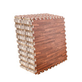 24X24" Wood Grain EVA Interlocking Foam Floor Tiles  Home Gym 25 Pack 100 SQ FT 119950