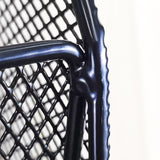 5 Tier Wall Mount File Holder Black Literature Rack, 9.7 Wide Pockets 10X26X3 119953