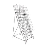 10 Tiered Wire Floor Literature Stand Magazines Holder Display