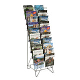 10 Tiered Wire Floor Literature Stand Magazines Holder Display