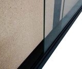 48x36 Message Box Cork Board Bulletin Board Lock Sliding Glass Door Bulletin